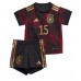 Tyskland Niklas Sule #15 Replika babykläder Bortaställ Barn VM 2022 Kortärmad (+ korta byxor)